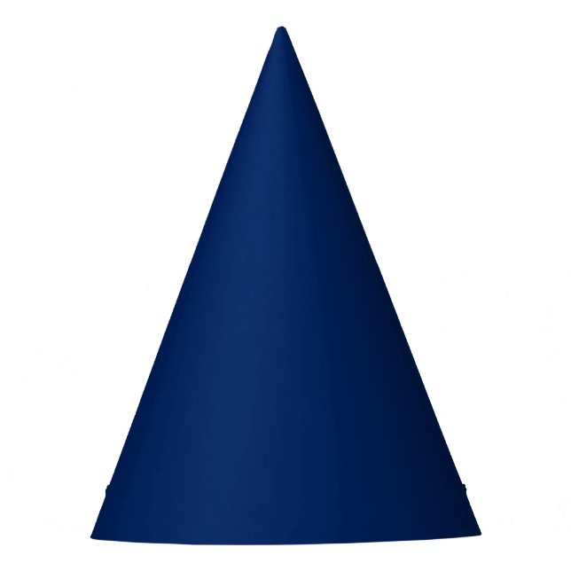 Königsblaue Partyhut (Vorderseite)