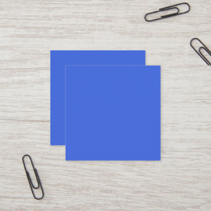 Königsblaue quadratische Visitenkarte