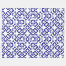 Königsblaue Trellis
