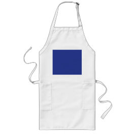 Königsblaue Weihnachtseleganz Lange Schürze