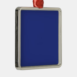 Königsblaue Weihnachtseleganz Ornament Aus Metall