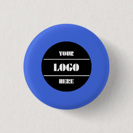 Königsblauer anpassbarer Vollrund-Button-Pin Button