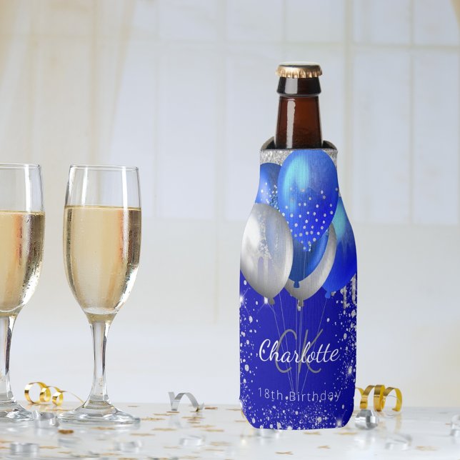 Königsblauer Goldballon Flaschenkühler (Von Creator hochgeladen)