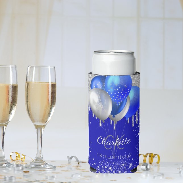 Königsblauer Goldballon Selters Dosenkühler (Von Creator hochgeladen)