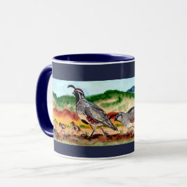 Königsfamilie Peeps Navy Blue Tasse Southwestern