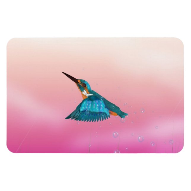 Königsfisch Bird Magnet (Horizontal)