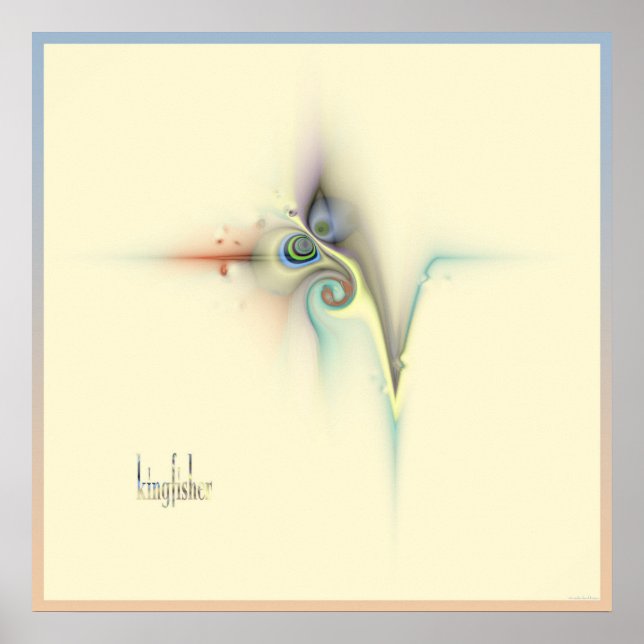Königsfischer Poster (Vorne)