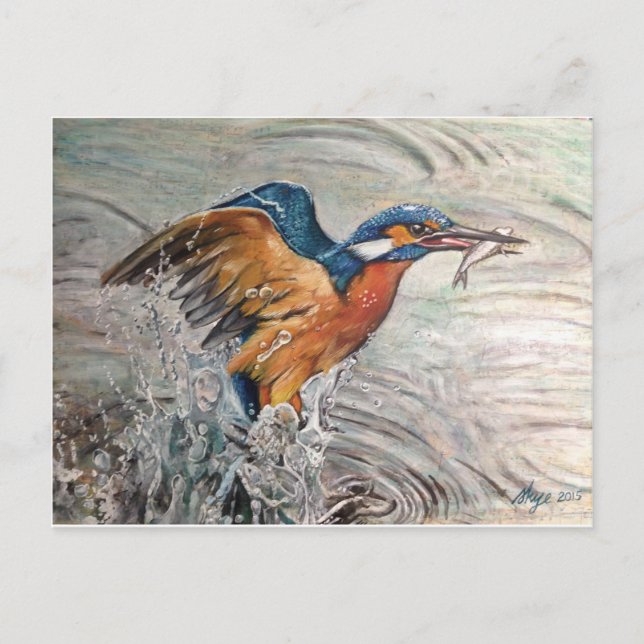 Königsfischerei Postkarte (Vorderseite)