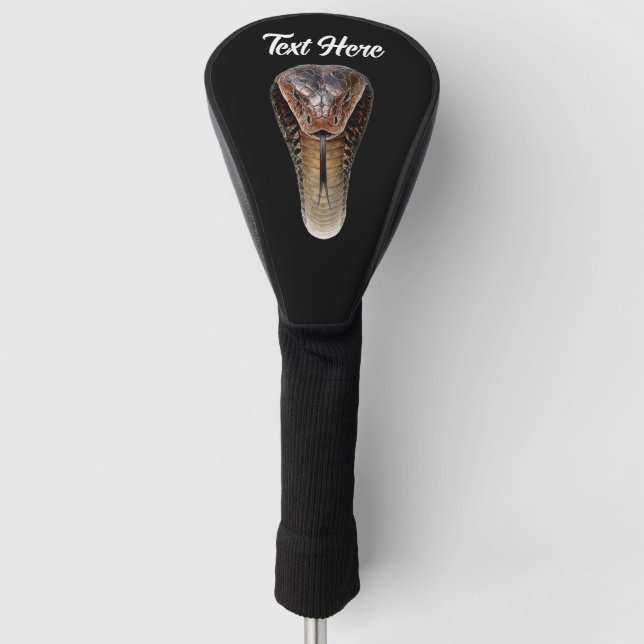 Königskobra  golf headcover (Vorderseite)