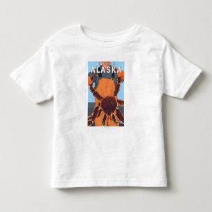 Königskrabbe-Fischer - Juneau, Alaska Kleinkind T-shirt