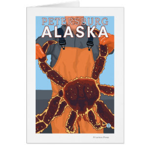 Königskrabbe-Fischer - Petersburg, Alaska