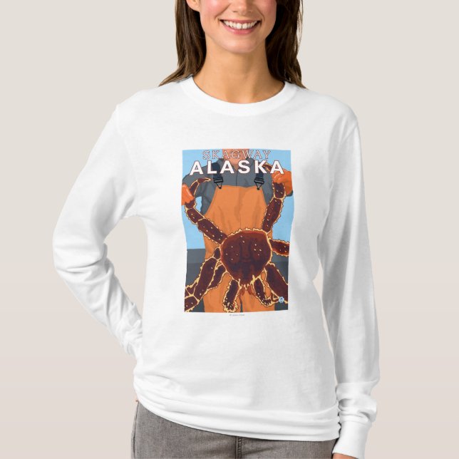 Königskrabbe-Fischer - Skagway, Alaska T-Shirt (Vorderseite)