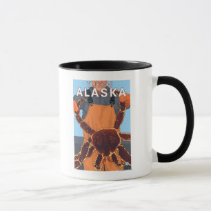 Königskrabbe-Fischer - Yukon, Alaska Tasse