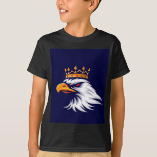 Königskrone-Adler-Jungen-Grafik-T-Shirt T-Shirt