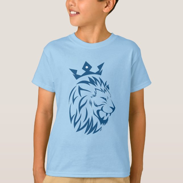 Königskrone Löwe Jungen T-Shirt (Vorderseite)