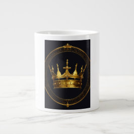 Königskronen-Logo-Kombitasse Jumbo-Tasse