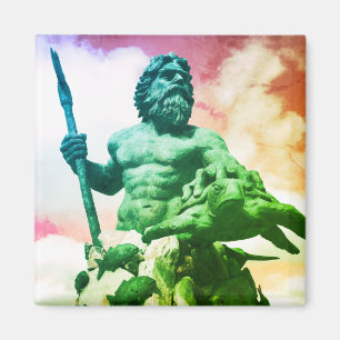 Königsneptune-Romanmythologie Magnet