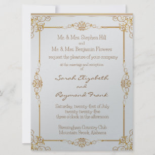 Königspalast 6,25" x 8,75" Einladung zur Hochzeit