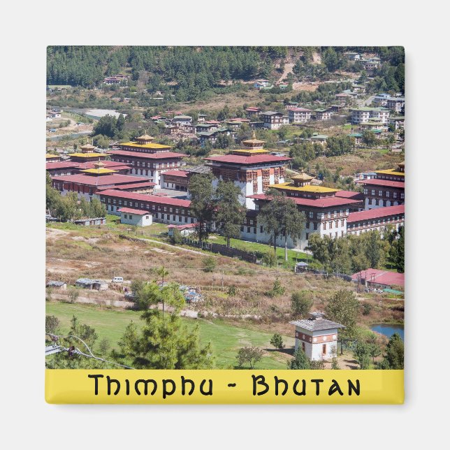 Königspalast in Thimphu - Bhutan Magnet (Vorne)