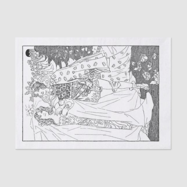 Königspalette Seidenpapier (Vorderseite)