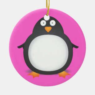 Königspinguin Keramikornament