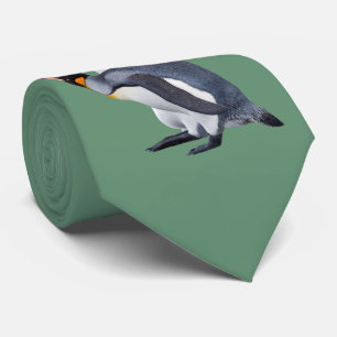 Königspinguine binden (grün) krawatte