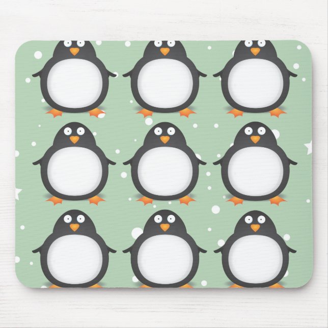 Königspinguine Mousepad (Vorne)