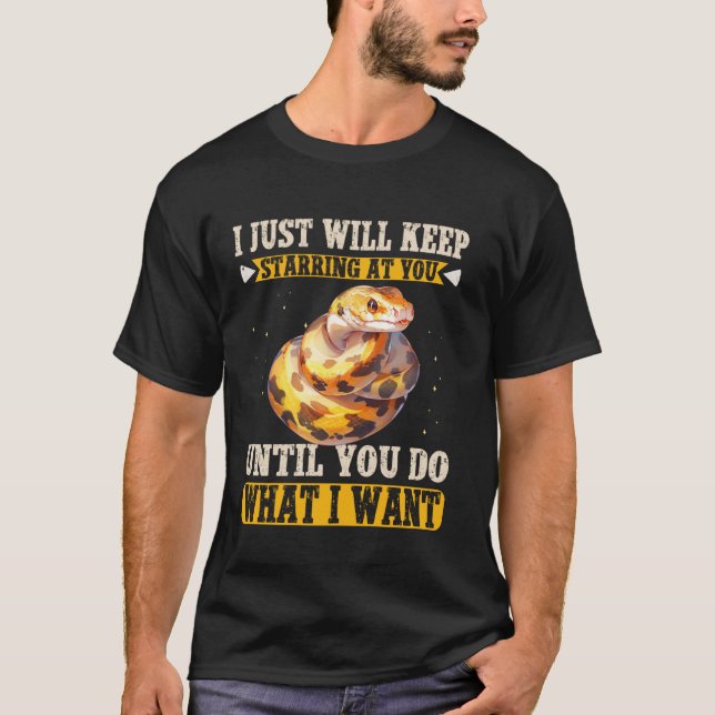 Königspython-Tankzubehör Einstreu Luftbefeuchter B T-Shirt (Vorderseite)