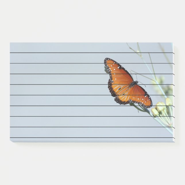 Königsschmetterling Post-it Klebezettel (Vorderseite)