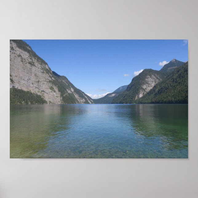 Königssee Bayerische Alpen Poster (Vorne)