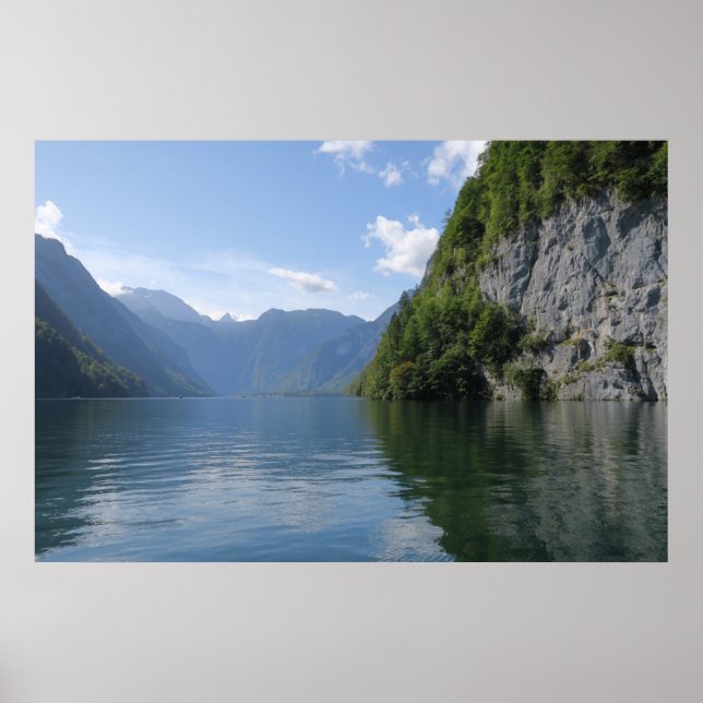 Königssee Bayerische Alpen Poster (Vorne)