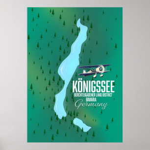 Königssee Berchtesgadener Deutschland Poster