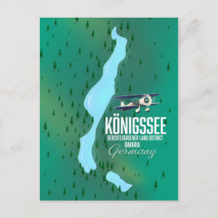 Königssee Berchtesgadener Deutschland Postkarte