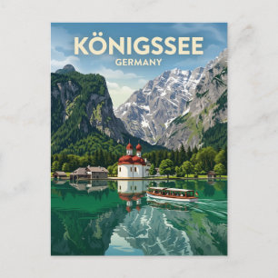 Königssee Deutschland Postkarte