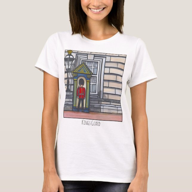 Königswache-Malerei T-Shirt (Vorderseite)