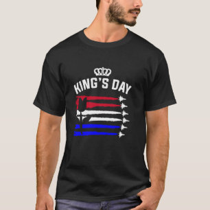 Koningsdag Niederlande 2025 Krone Lustiger Kings D T-Shirt