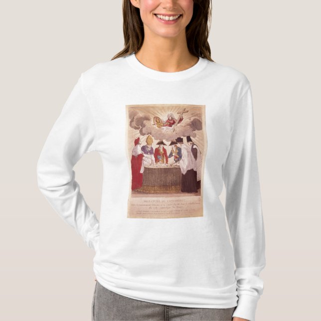 Konkordat zwischen Napoleon und Papst Pius VII T-Shirt (Vorderseite)