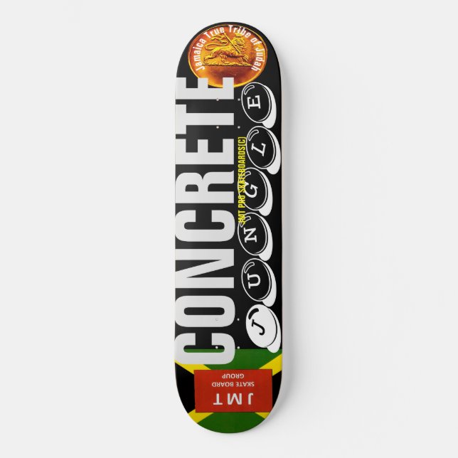 KONKRETE JUNGLE 8 1/4" Skateboarddecke Skateboard (Vorderseite)