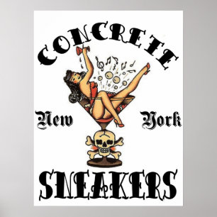 KONKRETE SNEAKER "TATTOO LOGO" POSTER