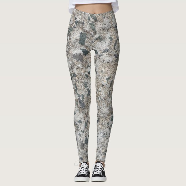 Konkreter Hintergrund Leggings (Vorderseite)