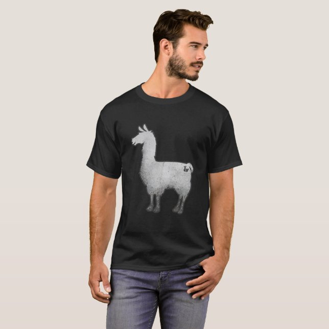 Konkreter Lama-T - Shirt (Vorne ganz)