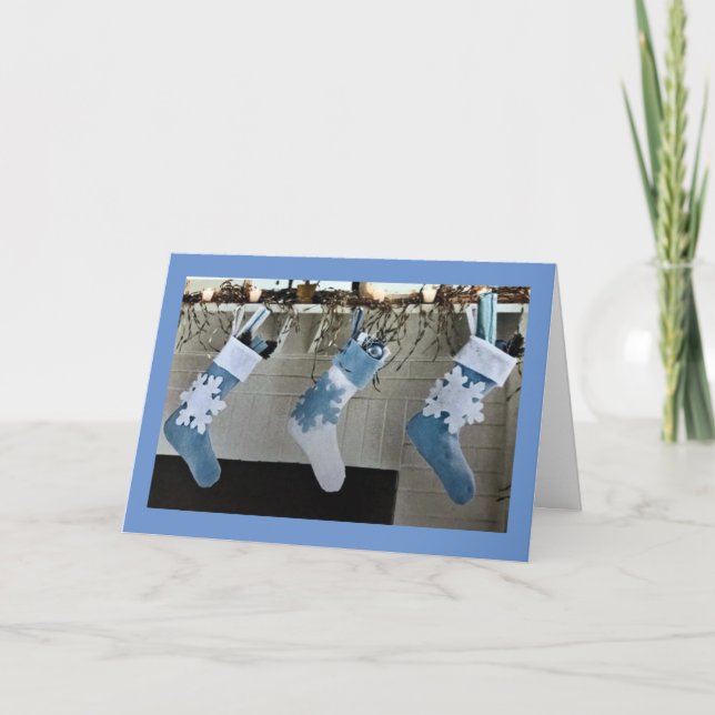 KÖNNEN IHRE CHRISTMAS *MERRY & BRIGHT* SEIN KARTE (Vorderseite)