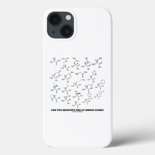 Können Sie die 20 Aminosäuren identifizieren? Bioc Case-Mate iPhone Hülle