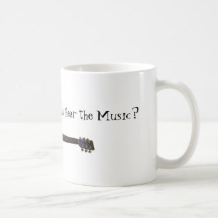 Können Sie die Musik hören? Kaffeetasse