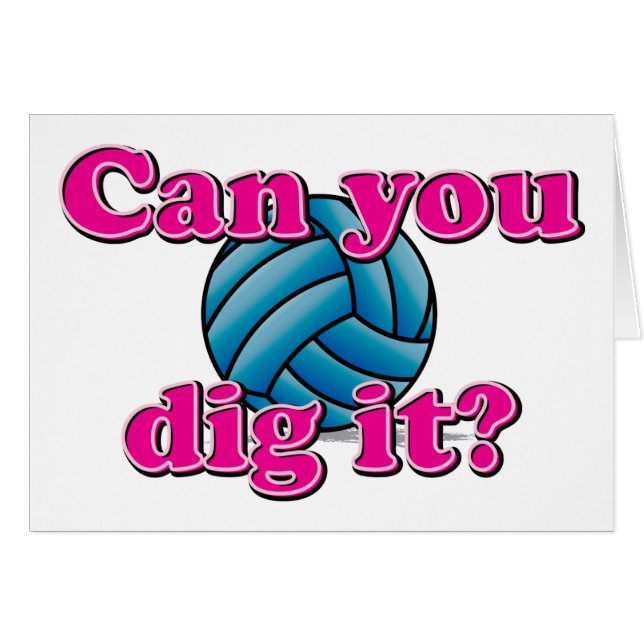 Können Sie es graben? Volleyball! (Vorderseite (Horizontal))