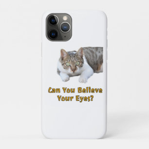 Können Sie Ihre Augen Niedliche Katzenkunst glaube Case-Mate iPhone Hülle