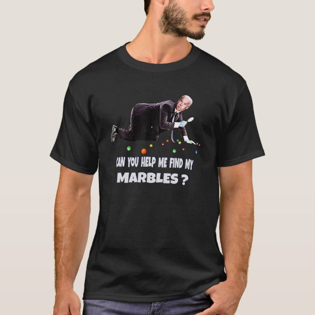 KÖNNEN SIE MIR HELFEN, MEINE MARBLES Funny Joe Bid T-Shirt (Vorderseite)