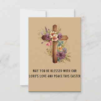 Können Sie mit unserer Lord Ostercard gesegnet wer Dankeskarte