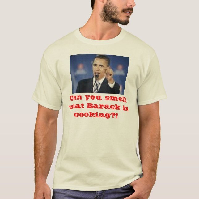 Können Sie riechen, welches Barack? kocht! T-Shirt (Vorderseite)
