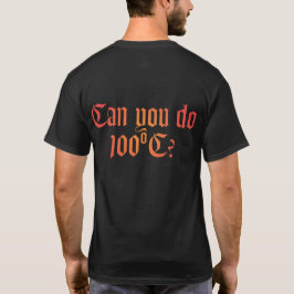 Können Sie T - Shirt 1 zurück tun 100ºC